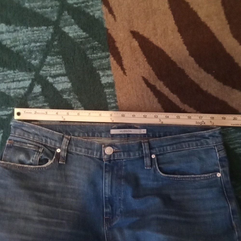 Hudson Freya Low Rise Skater In Deep Blue Vintage Color Revolve High Rise 34 - Picture 10 of 13
